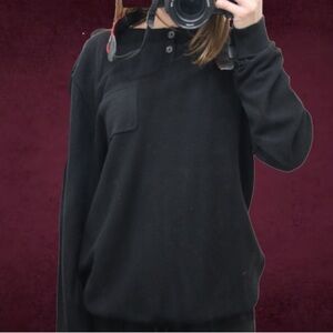 7 Diamonds Black Long Sleeve Men’s Shirt